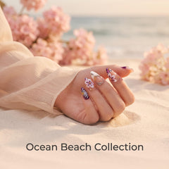 Purple Dream Lily Luxury Press‑On Nail Set